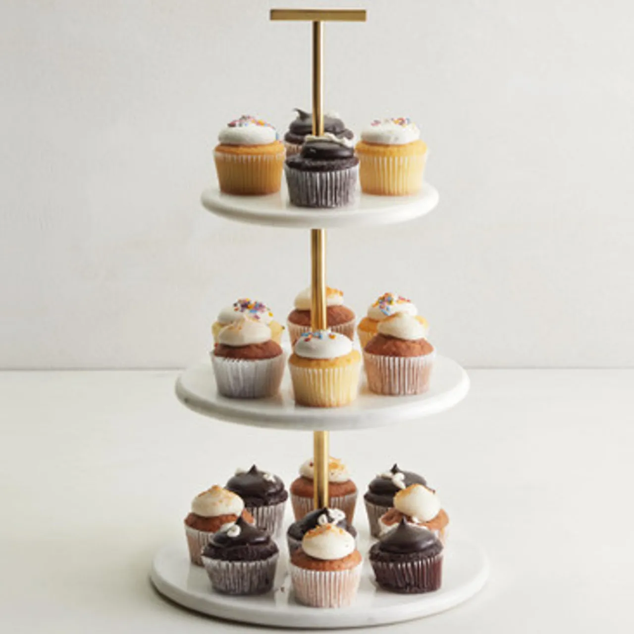Z Gallerie Marble 3 Tiered Stand> Barware & Entertaining | Tabletop Sale